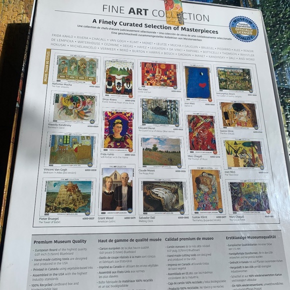 Eurographics  Vincent Van Gogh Coffee in the evening Puzzle 1000 Pieces - Picture 4 of 7